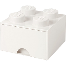 Room Copenhagen LEGO Brick Drawer 4 Wit opbergdoos