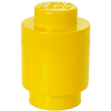 Room Copenhagen LEGO Storage Brick 1 Rond Geel, opbergdoos