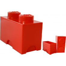 Room Copenhagen LEGO Storage Brick 2 Rood