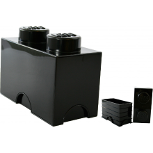 Room Copenhagen LEGO Storage Brick 2 Zwart
