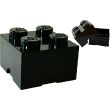 Room Copenhagen LEGO Storage Brick 4 Zwart