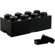 Room Copenhagen LEGO Storage Brick 8 Zwart opbergdoos