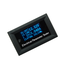 Ruideng 33v/3a 7in1 Blue Oled Multifunction Tester Meter Voltage Current Time Temperature Capacity Meter Electrical Voltmeter Ammeter