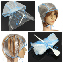 Salon Hair Coloring Highlighting Frosting Tipping Cap Plastic Hook