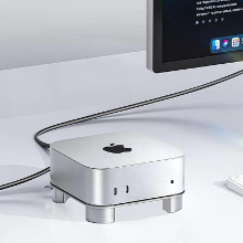 SAMZHE Desktop Stand voor Mac mini M4/M4 Pro dissipatie beugel aluminium legering montage docking koelhouder accessoires