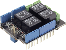 Seeed Studio Relay Shield v3.0 Relais shield Geschikt voor: Arduino