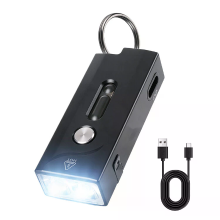 SEEKNITE Bikight A1 Oplaadbare Mini Sleutelhanger Zaklamp 580 Lumen EDC Fakkel Magnetische Staart Type C IP66 Aluminiumlegering v