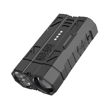 SEEKNITE Bikight EDC Zaklamp Witte Lange Bundel +3xTG3 LEDs Type C Oplaadbare Dubbele Schakelaar Spotlight en Fakkel Aluminium Le