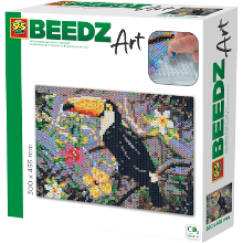 SES Creative BEEDZ Art   Toekan knutselen