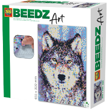 SES Creative BEEDZ Art   Wolf Knutselen 06001