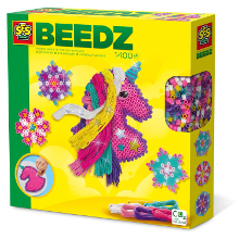 SES Creative BEEDZ   Strijkkralen   Unicorn met manen knutselen