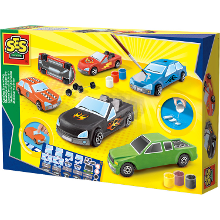 SES Creative Gieten en schilderen   Auto's Knutselen 01401