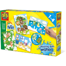 SES Creative My first   Kleuren met water   Verborgen dieren Knutselen 14456