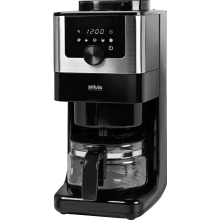 Silva Homeline KA M 200 INOX Koffiezetapparaat Zwart, Inox Capaciteit koppen: 4 Display, Glazen kan, Met filterkoffie functie, Timerfunctie, Warmhoudfunctie