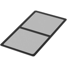 SilverStone SST FF145B Stoffilter stoffilter voor 2x 140mm koeling