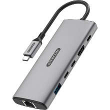 Sitecom 6 in 1 USB C Power Delivery Multiport Adapter dockingstation