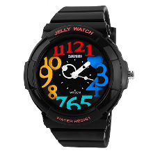 Skmei 1042 Jelly Color Silicone Band Sport Watch