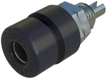 SKS Hirschmann BIL 30 sw Laboratoriumbus Bus, inbouw verticaal Stift Ø: 4 mm Zwart 1 stuk(s)