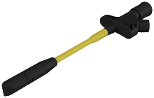 SKS Hirschmann KLEPS 2700 sw Grijpklem Steekaansluiting 4 mm CAT II 1000 V Zwart