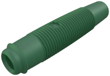 SKS Hirschmann KUN 30 Laboratoriumbus Bus, recht Stift Ø: 4 mm Groen 1 stuk(s)