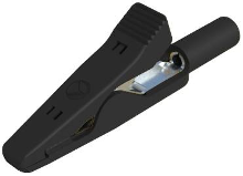 SKS Hirschmann MA 2 VA sw Grijpklem Bus 2 mm CAT I Zwart