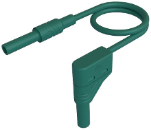 SKS Hirschmann MAL S WG B 100/2,5 gn Veiligheidsmeetsnoer 4mm veiligheidsstekker 4mm veiligheidsstekker 100 cm Groen 1 stuk(s)