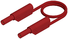 SKS Hirschmann MLS WS 25/1 rt Veiligheidsmeetsnoer Banaanstekker 4 mm Banaanstekker 4 mm 25.00 Cm Rood 1 stuk(s)