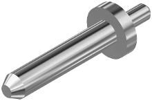 SKS Hirschmann MST 201 Banaanstekker Stekker, recht Stift Ø: 2 mm Metaal 1 stuk(s)