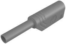 SKS Hirschmann MST S WS 30 Au Laboratoriumstekker Stekker, recht Stift Ø: 2 mm Grijs 1 stuk(s)