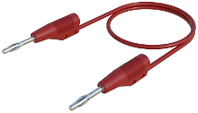SKS Hirschmann MVL F 2/50 Meetsnoer Banaanstekker 2 mm Banaanstekker 2 mm 0.50 M Rood 1 stuk(s)