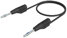 SKS Hirschmann MVL F 2/50 Meetsnoer Banaanstekker 2 mm Banaanstekker 2 mm 0.50 M Zwart 1 stuk(s)
