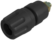 SKS Hirschmann PKI 10 A Au Poolklem Zwart 35 A 1 stuk(s)