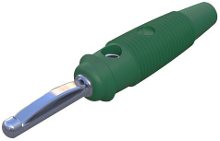 SKS Hirschmann VQ 20 Banaanstekker Stekker, recht Stift Ø: 4 mm Groen 1 stuk(s)