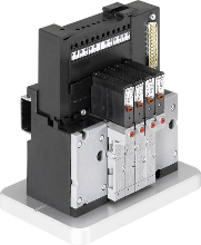 Slangkoppeling BÃ¼rkert 230840 24x (2x 3/2) ventielfunctie NC Aansturing (pneumatiek) Multipool 0