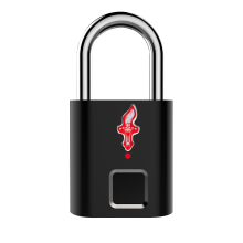 Soocoo P16 Zwart Keyless USB Oplaadbaar Vingerafdrukslot Deurslot Slim hangslot Snel ontgrendelen TSA hangslot
