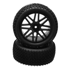 Sst 66009 Front Tyre 2pcs For 1/10 Off Road Buggy