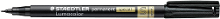 Staedtler Permanent marker Lumocolor permanent special S Zwart Watervast: Ja 319 S 9