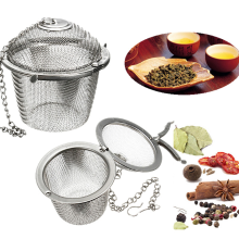 Stainless Steel Spice Tea Filter Herbs Locking Infuser Mesh Ball