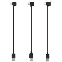 STARTRC Handheld Gimbal Data / Oplaadkabel 35 cm Haakse stekker Type C / Bliksem / Micro stekker voor DJI OSMO Mobile 3