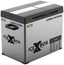 T.I.P.   Technische Industrie Produkte Icebox 50 DUAL Koelbox Energielabel: D (A   G) Compressor 12 V, 24 V, 230 V Grijs, Zwart 44.4 L  20 tot +20 °C