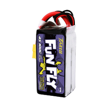 TATTU FUNFLY 4S 14.8V 1550mAh 100C 4S1P Lipo Batterij XT60 aansluiting voor RC Drone FPV Racing