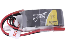 Tattu LiPo accupack 7.4 V 800 mAh Aantal cellen: 2 45 C Softcase BEC
