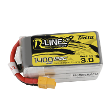 TATTU R LINE 3.0 6S 22.2V 1400mAh 120C 6S1P LiPo batterij met XT60 stekker voor iFlight Nazgul5 V3 FPV racedrone