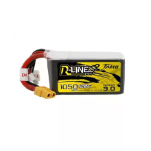 TATTU R LINE V3.0 22.2V 1050mAh 120C 6S LiPo batterij XT60 voor RC FPV racevliegtuig
