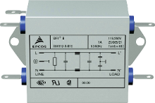 TDK B84112BB120 B84112BB120 Ontstoringsfilter Vlamvertragend 250 V/AC 20 A 1.8 MH (l x b x h) 84 x 125 x 38.1 Mm 1 stuk(s)