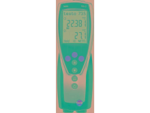 Testo 735 2 Temperatuurmeter  200 tot +1370 Â°C Sensortype K, Pt100