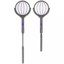Tevorex 4 In 1 Intelligente Telescopische Elektrische Muggenzwabber 360° Draaibare Gaas Tweefasige Handgreep Type C Mugg