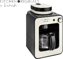 TKG Team Kalorik TKG CCG 1001 KTO Koffiezetapparaat CrÃ¨me wit Capaciteit koppen: 6 Glazen kan, met koffiemolen, met filterkoffie functie