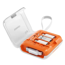 Toocki TX130C2 PD100W Opvouwbare Snelle Oplaadkabelset met Verborgen Telefoonstandaard & Meerdere Adapter voor iPhone 17