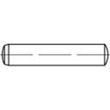TOOLCRAFT 1059342 Cilindrische pen (Ã x l) 16 mm x 100 mm RVS A1 10 stuks